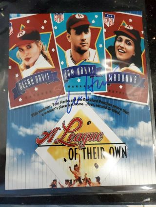 Tom Hanks Hand - Signed Autographed " A League Of Their Own " 8x10 Movie Photo W/coa