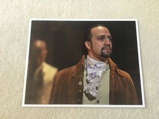 Lin - Manuel Miranda Signed Hamilton 11x14 Photo Broadway Play Creator