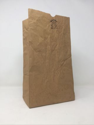Michael Harvey Craft Brown Paper Bag Modern Design Pop Art Ceramic Pottery 2
