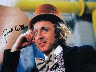 Gene Wilder Willy Wonka Autographed Signed Top Photo