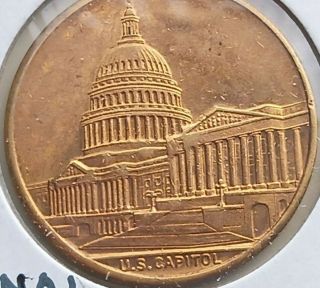 Washington Dc U.  S.  Capitol Building Medal,  By The Osborne Coin Co.