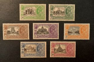 India 1935 Kgv Silver Jubilee Set Mlh.  Sg 240 - 246