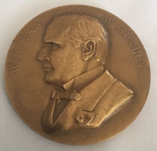 U.  S.  Large 3” William Mckinley Presidential Medal Medallion