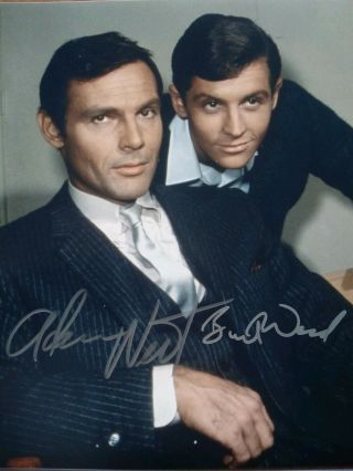 Adam West & Burt Ward - Signed Autograph 8x10 Photo - Batman & Robin - W/coa