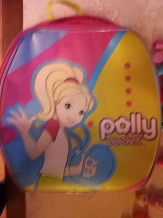 Polly Pocket Case With Dolls Clothes And Accessories