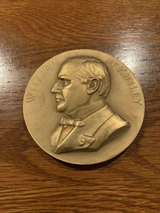 U.  S.  Medal President William Mckinley 3 " Bronze
