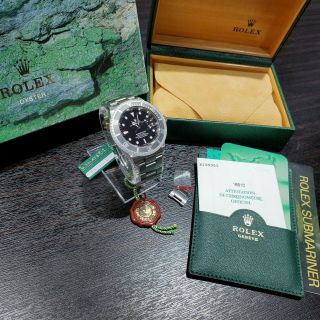ROLEX SUBMARINER 16610 UNPOLISHED & COMPLETE.  Box,  Papers,  Booklets,  EVERYTHING 2