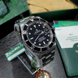 ROLEX SUBMARINER 16610 UNPOLISHED & COMPLETE.  Box,  Papers,  Booklets,  EVERYTHING 3