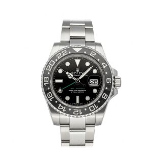 Rolex Gmt - Master Ii Auto 40mm Steel Mens Oyster Bracelet Watch Date 116710ln