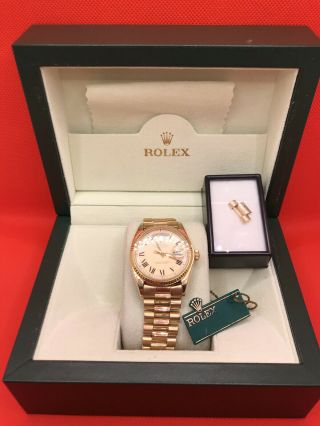 Rolex President Day Date 18k Yellow Gold 36mm - Certified,  No Scratches,  Org.  Box