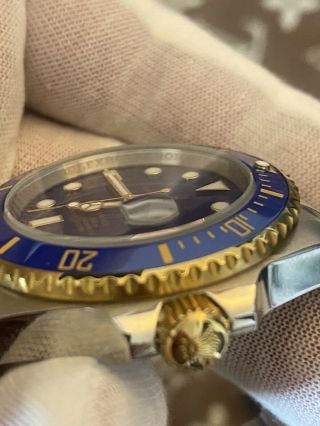 2006 Rolex Submariner 16613 40mm Blue Dial With Two Tone Bracelet