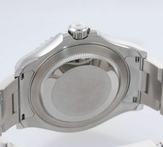 2019 Rolex Yacht - Master 116622 Blue Dial Steel Platinum 40mm Watch Box 4