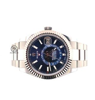 Rolex Sky - Dweller 326934 Steel Blue Dial Oyster Perpetual Watch Papers