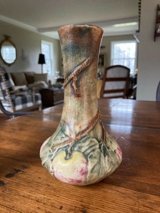 Antique / Vintage - Weller Pottery - Baldin Apple Vase - 7 1/4 "