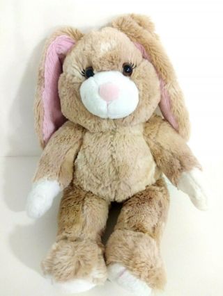 Build A Bear Plush Stuffed Babw Bunny Rabbit Girl Easter Brown White Pink 18 "