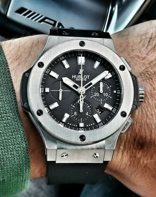 Hublot Big Bang Stainless Steel 44mm Complete & strap 301.  SX.  1170.  RX 2