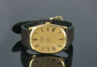 Vintage Patek Philippe Ellipse Unisex 18k Solid Yellow Gold Mechanic Watch 3546