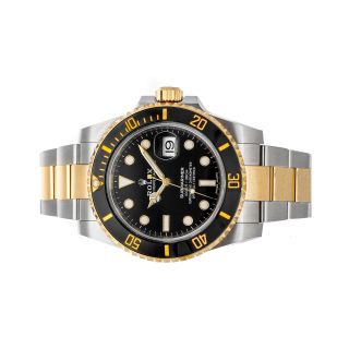 Rolex Submariner Date Auto 40mm Steel Gold Mens Oyster Bracelet Watch 116613LN 2