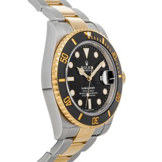 Rolex Submariner Date Auto 40mm Steel Gold Mens Oyster Bracelet Watch 116613LN 4