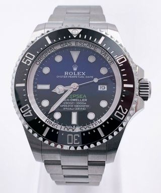 Rolex Deep Sea Dweller 126660 Black Blue Dial Black Ceramic Bezel Stainless 3