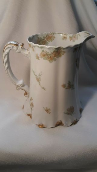 Antique HAVILAND LIMOGES THE COUNTESS Large PITCHER Cond. 3