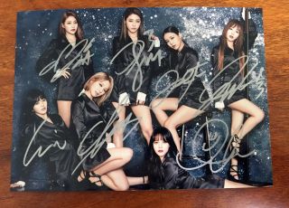 Hand Signed Aoa Ace Of Angels Autographed Group Photo 5 7 K - Pop 122018a