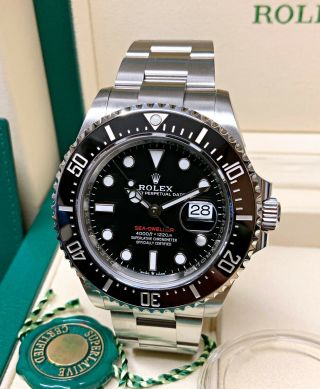Rolex Sea - Dweller 126600 Red Writing 43mm Black Dial 2018 WITH PAPERS 2