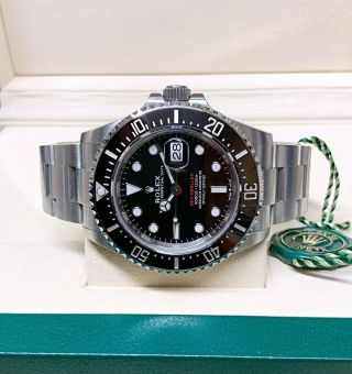 Rolex Sea - Dweller 126600 Red Writing 43mm Black Dial 2018 WITH PAPERS 4