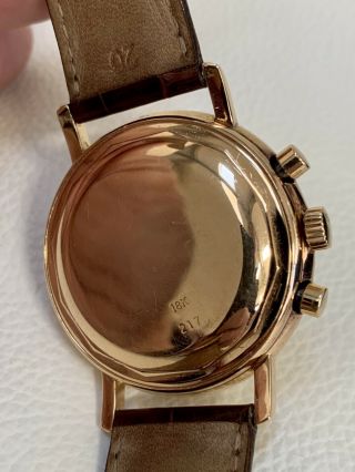 Tiffany & Co.  18k Gold,  Triple Date Moon - phase,  El Primero Chronograph Watch. 5