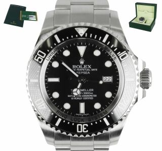 Rolex Sea - Dweller Deepsea 116660 Stainless Steel 44mm Black Dive Ceramic Men 