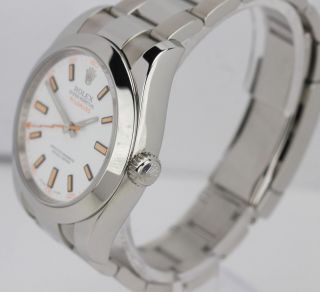 2016 Rolex Milgauss 116400 White Anti - Magnetic Stainless Steel Oyster 40mm Watch 4
