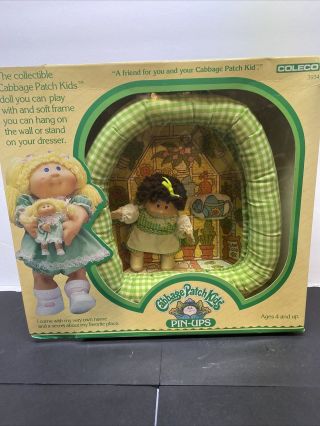 Cabbage Patch Kids Pin - Ups Minni Chrissie And Her Garden 3934 Coleco