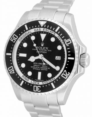 Rolex Sea - Dweller Deepsea Stainless Steel 44mm Black Dive Watch 116660 B,  P 5