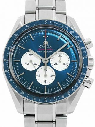 Omega Speedmaster Tokyo Olympic 2020 Limited Edition Chronograph Rare Watch Blue