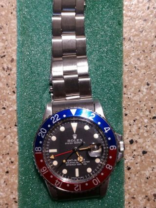 Rolex Gmt - Master Pepsi 1675,  Pre - Owned
