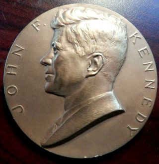 1961 76nn Bronze John F Kennedy Inaugurated President U S Medal G Roberts