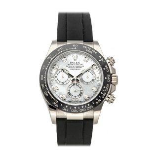 Rolex Cosmograph Daytona Auto Gold Mop Diamonds Mens Oysterflex Watch 116519ln