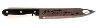 Jim Winburn Autograph Signed Knife - Halloween Michael Myers (jsa)