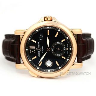 Ulysse Nardin Gmt Big Date Wristwatch 246 - 55/32 Rose Gold