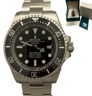 Rolex Sea - Dweller Deepsea Black Steel 44mm 126660 2021 Box & Papers Watch