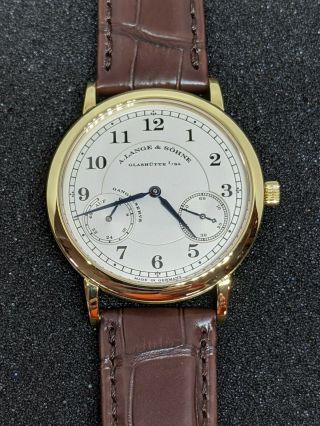 A.  Lange & Sohne 1815 Up Down 18kt Yellow Gold 36mm 2 - Year Factory