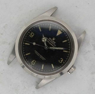 Vintage Rolex Oyster Perpetual Explorer Wristwatch Ref.  1016 Gilt Chapter Ring 2