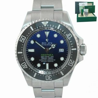 2016 Papers Rolex Sea - Dweller Deepsea James Cameron Blue 116660 44mm Watch Box
