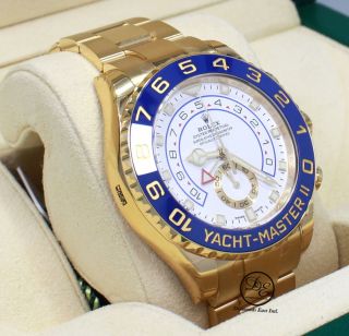 Rolex Yacht Master Ii 116688 18k Yellow Gold Oyster 44mm Box Papers