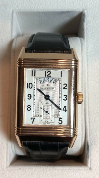 Jaeger Lecoultre Grande Reverso Duodate Rose Gold Watch 273.  2.  85 Q3742521