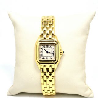 Cartier Panthere Watch In 18k Yellow Gold Small