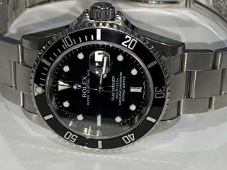 Mens Rolex Submariner Stainless Steel Automatic Watch