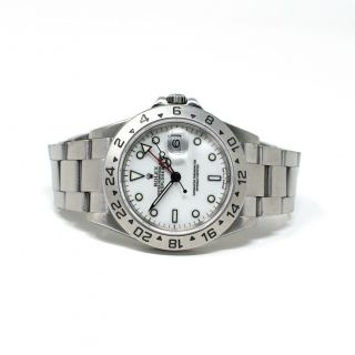 Rolex Explorer Ii White Dial Automatic Steel Mens Watch 16570