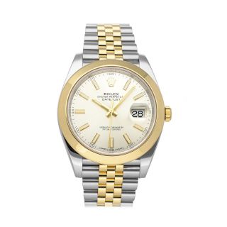 Rolex Datejust 41 Auto Steel Yellow Gold Mens Jubilee Bracelet Watch 126303