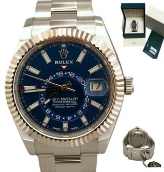 Rolex Sky - Dweller Auto Steel Blue Dial 42mm 326934 Box & Papers 2020 Watch